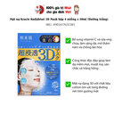 Mặt nạ Kracie Hadabisei 3D Mask hộp 4 miếng x 30ml