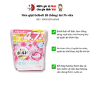 Viên giặt xả Gel Ball 3D túi 75 viên - hương hoa tổng hợp (hồng)