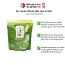 Bột trà xanh sữa Tsuriji Kataoka Matcha Milk gói 200g (date 2/2022)