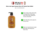Dầu xả mỡ ngựa Kumano Horse Oil Natural Hair 600ml
