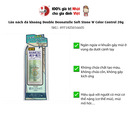 Lăn khử mùi Double Deonatulle Soft Stone W Color Control đá khoáng 20g