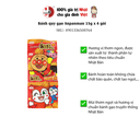 Bánh quy gạo Anpanman 15g x 4 gói (date 27/03/2022)
