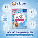 Băng vệ sinh Tampon Unicharm hộp 34 chiếc - Regular (Xanh dương - Ít đến bình thường)