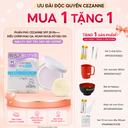 Phấn phủ Cezanne SPF 28 PA+++ điều chỉnh màu da, ngăn ngừa đổ dầu 10g (3 màu)