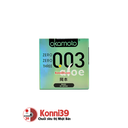 Bao Cao Su Okamoto 0.03 Aloe siêu mỏng lô hội hộp 3 cái