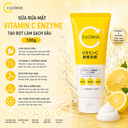 Sữa rửa mặt Vitamin C Enzyme tạo bọt làm sạch sâu 130g