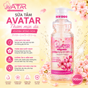 Sữa tắm Avatar thơm mịn da Jojoba bông hoa 900ml