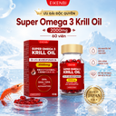 Viên uống dầu nhuyễn thể Super Omega 3 Krill Oil 2000mg Eikenbi 60 viên