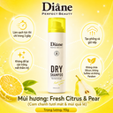 Dầu gội khô Diane Perfect Beauty Dry Shampoo  Fresh Citrus &amp; Pear 95g