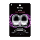 Nước hoa ô tô cao cấp Sawaday for Car Homme - Hương Parfum Rosé (Hộp 2 chai kẹp cửa gió)