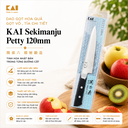 Dao gọt hoa quả gọt vỏ tỉa chi tiết KAI Sekimanju Petty 120mm