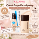 Kem nền trang điểm chống nắng Cezanne Lasting Cover Foundation - Màu 00