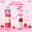 Gel tẩy tế bào chết Meishoku Detclear Vegan180ml (Hương dâu)