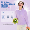 Áo chống nắng UV Cool Touch Konni39 - Purple M