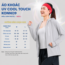 Áo khoác UV Cool Touch Konni39 - Gray L
