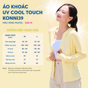 Áo khoác UV Cool Touch Konni39 - Yellow M
