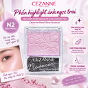 Phấn highlight ánh ngọc trai Cezanne Pearl Glow Nuancer - Màu N2 Lilac Mood