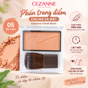 Phấn trang điểm cho má và mắt mềm mịn, lâu trôi Cezanne Cheek Blush - Màu 05