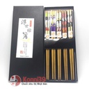 Đũa gỗ Nhật set 5 đôi
