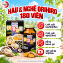 Viên giải độc gan Orihiro chiết xuất hàu nghệ, tăng cường sinh lí 180 viên