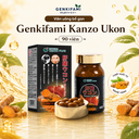 Viên uống bổ gan Genkifami Kanzo Ukon hộp 90 viên