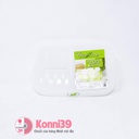 Khay đựng xà phòng Inomata 2 ngăn -trắng