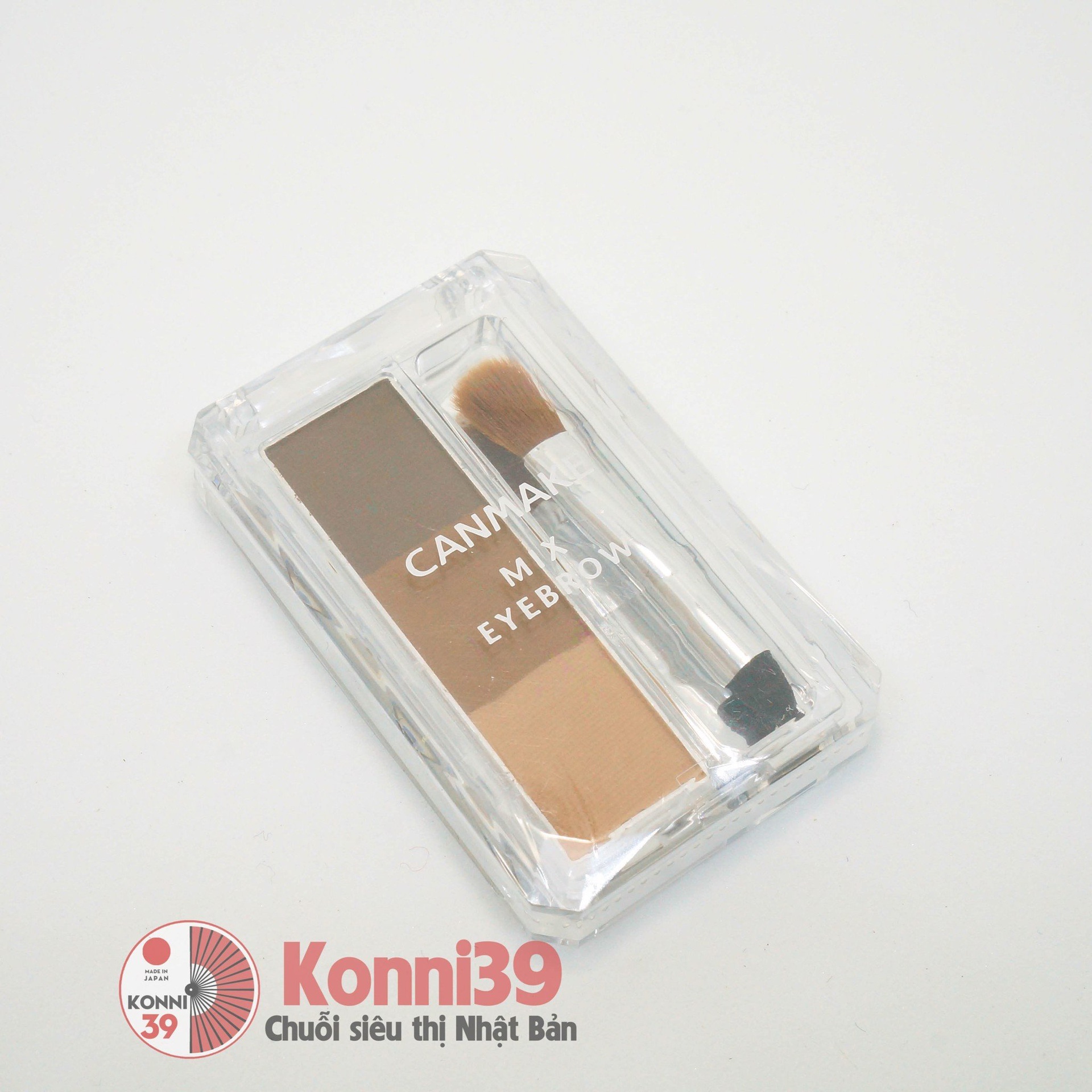 Bột kẻ lông mày Canmake mix 3 màu - màu 02