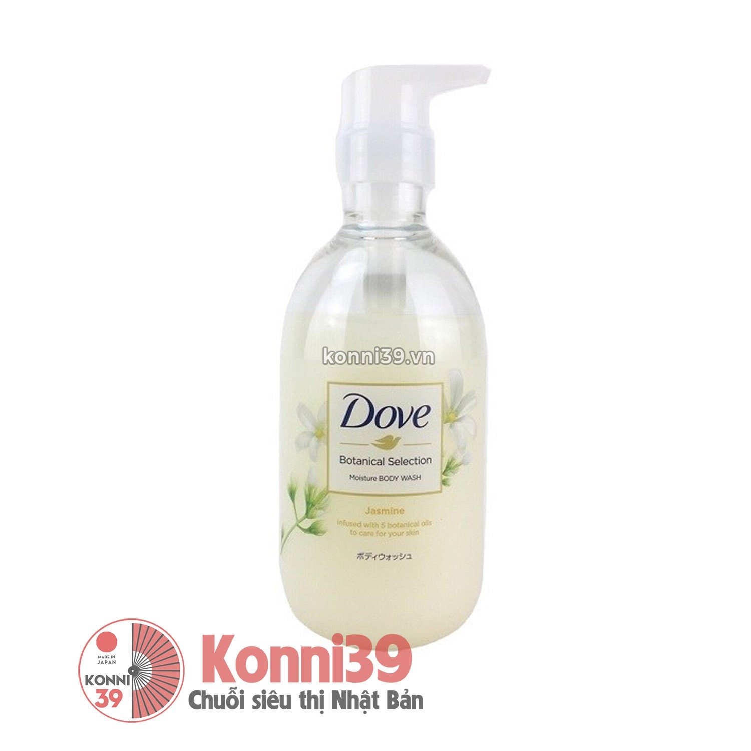 Sữa tắm Dove Botanical Selection hương nhài 500g