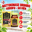 Viên uống hỗ trợ điều trị đột quỵ Orihiro 4000FU 60 viên