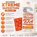 Bao cao su Sagami Xtreme Superthin hộp 2 chiếc